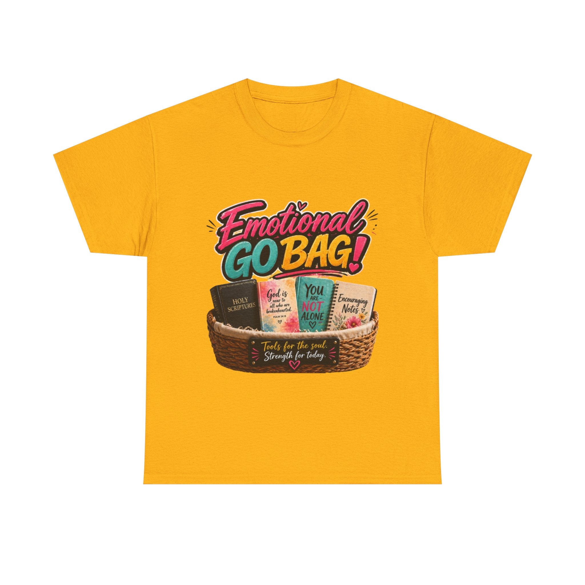 Emotional Go Bag T-Shirt — Comfort & Self-Care Gift Tee