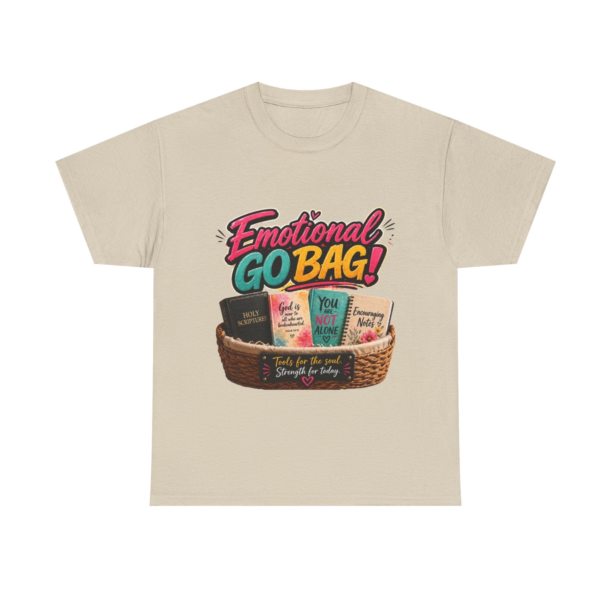 Emotional Go Bag T-Shirt — Comfort & Self-Care Gift Tee
