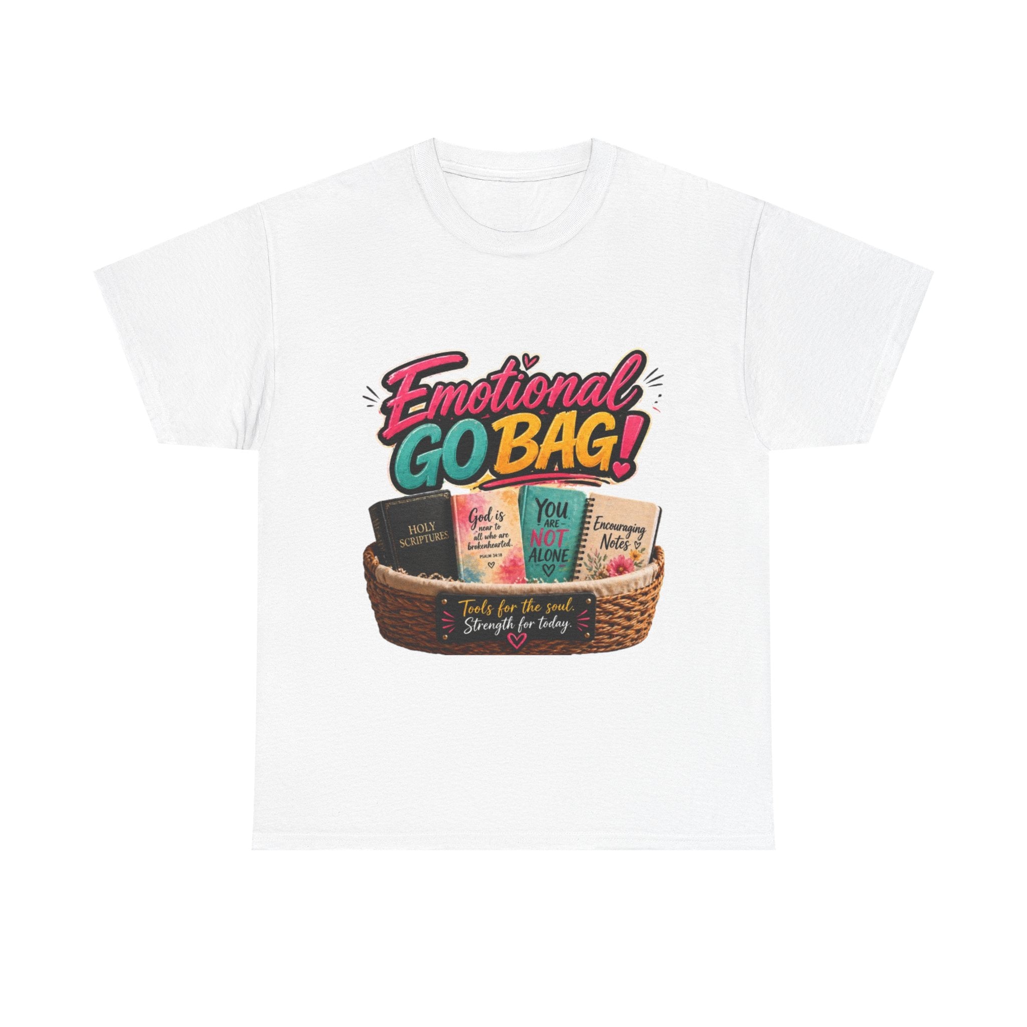 Emotional Go Bag T-Shirt — Comfort & Self-Care Gift Tee