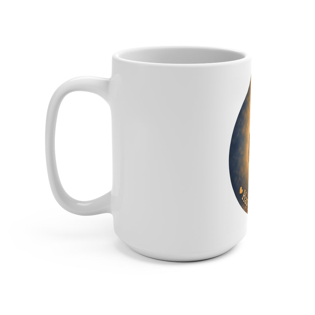 Daddy and Daughter Illustration Mug | Happy Father's Day 15oz