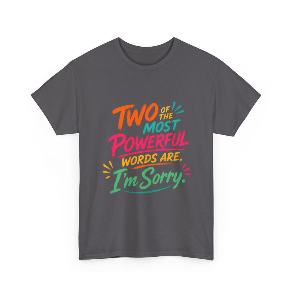 I'm Sorry T‑Shirt – Colorful Apology Graphic Tee