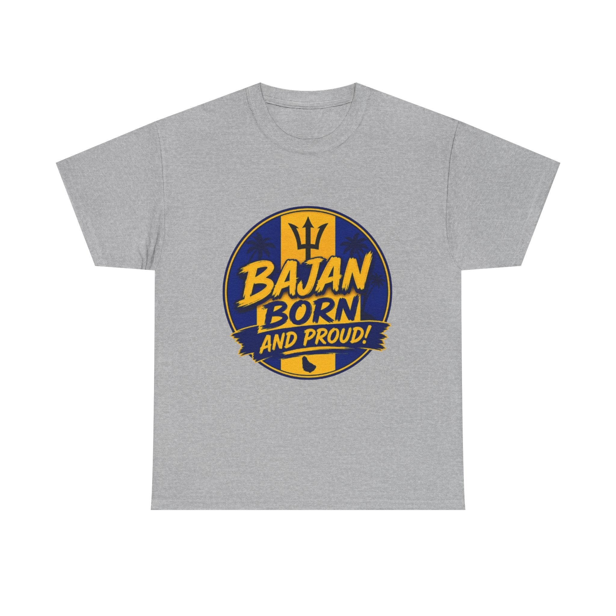 Bajan Born and Proud T-Shirt — Barbados Pride Tee