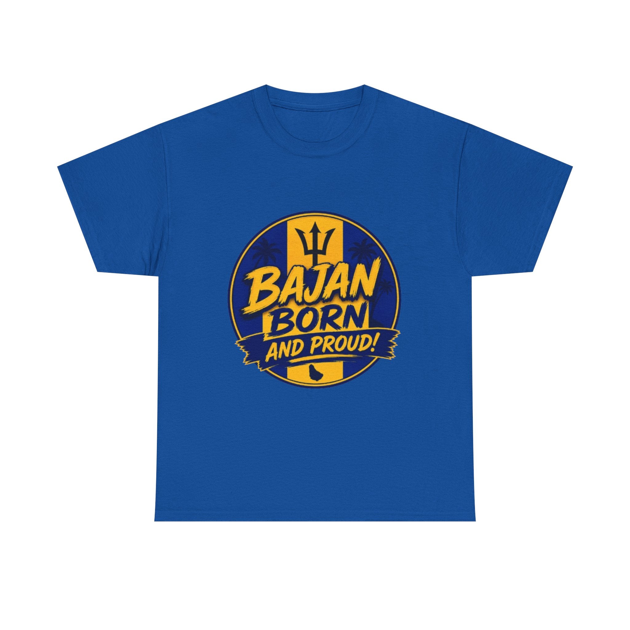 Bajan Born and Proud T-Shirt — Barbados Pride Tee