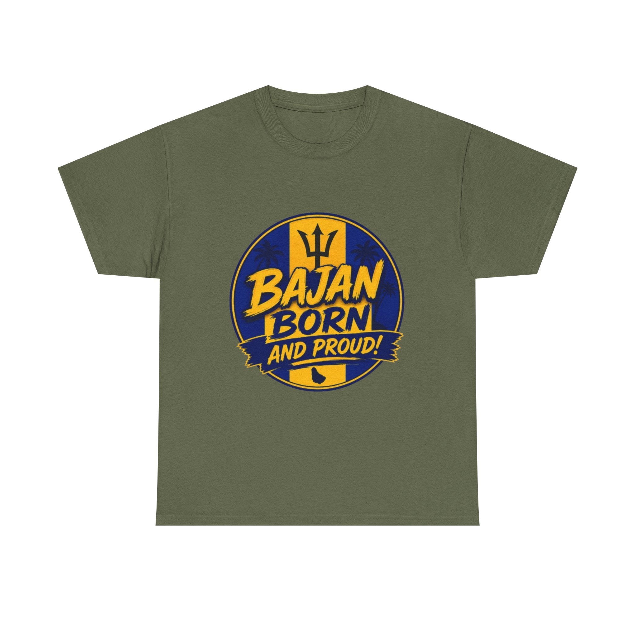 Bajan Born and Proud T-Shirt — Barbados Pride Tee