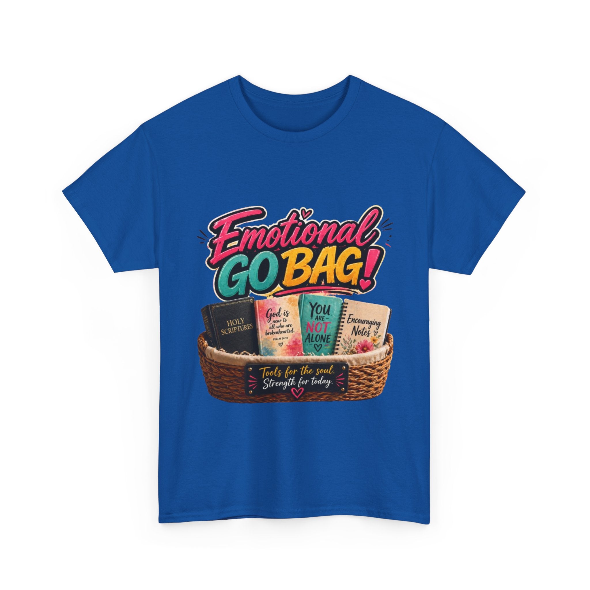 Emotional Go Bag T-Shirt — Comfort & Self-Care Gift Tee
