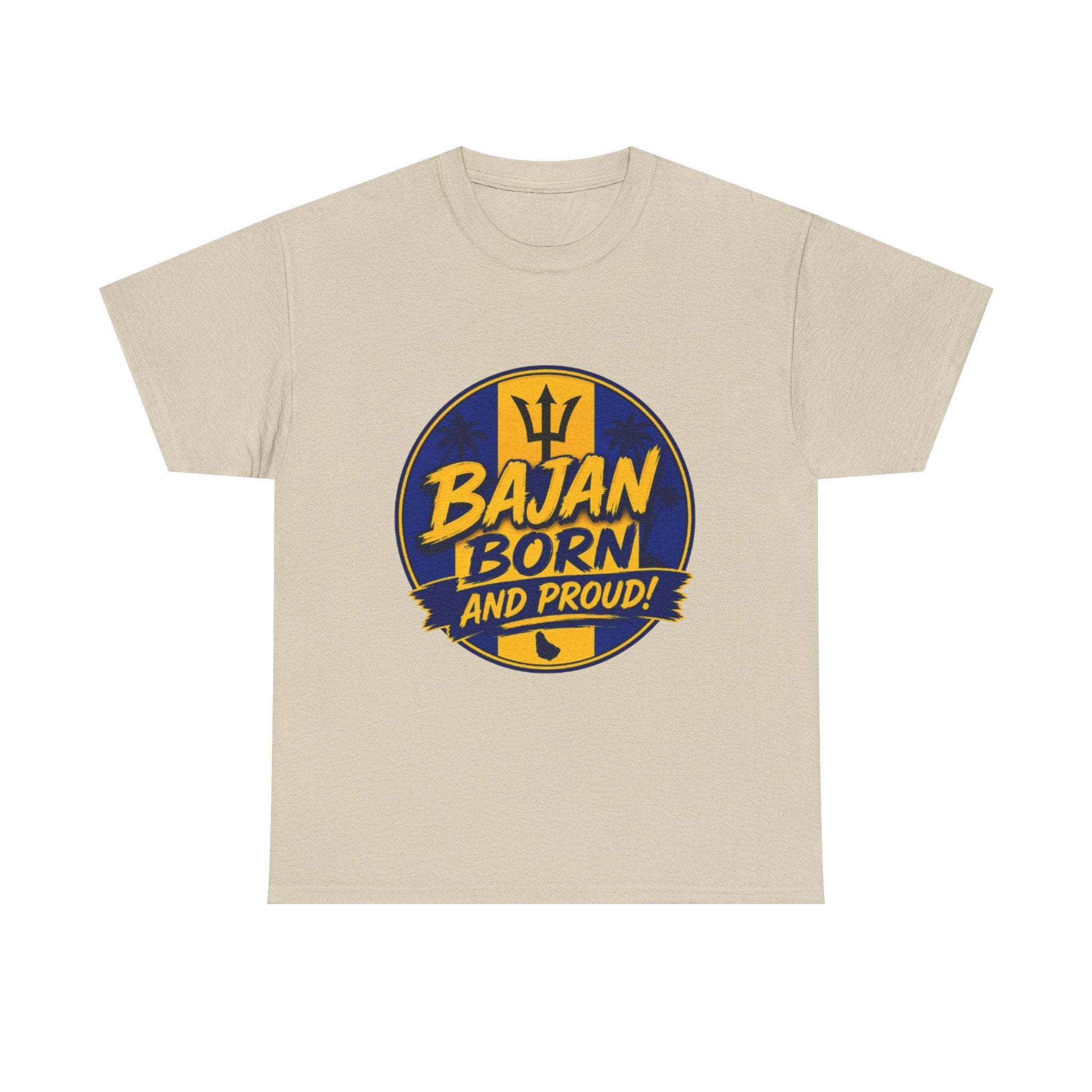 Bajan Born and Proud T-Shirt — Barbados Pride Tee