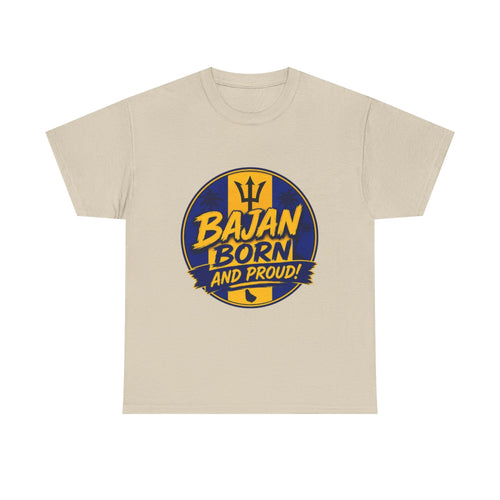 Bajan Born and Proud T-Shirt — Barbados Pride Tee