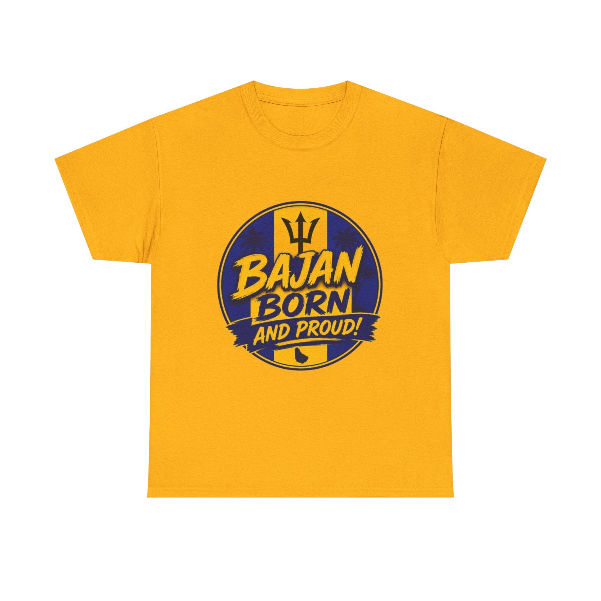 Bajan Born and Proud T-Shirt — Barbados Pride Tee