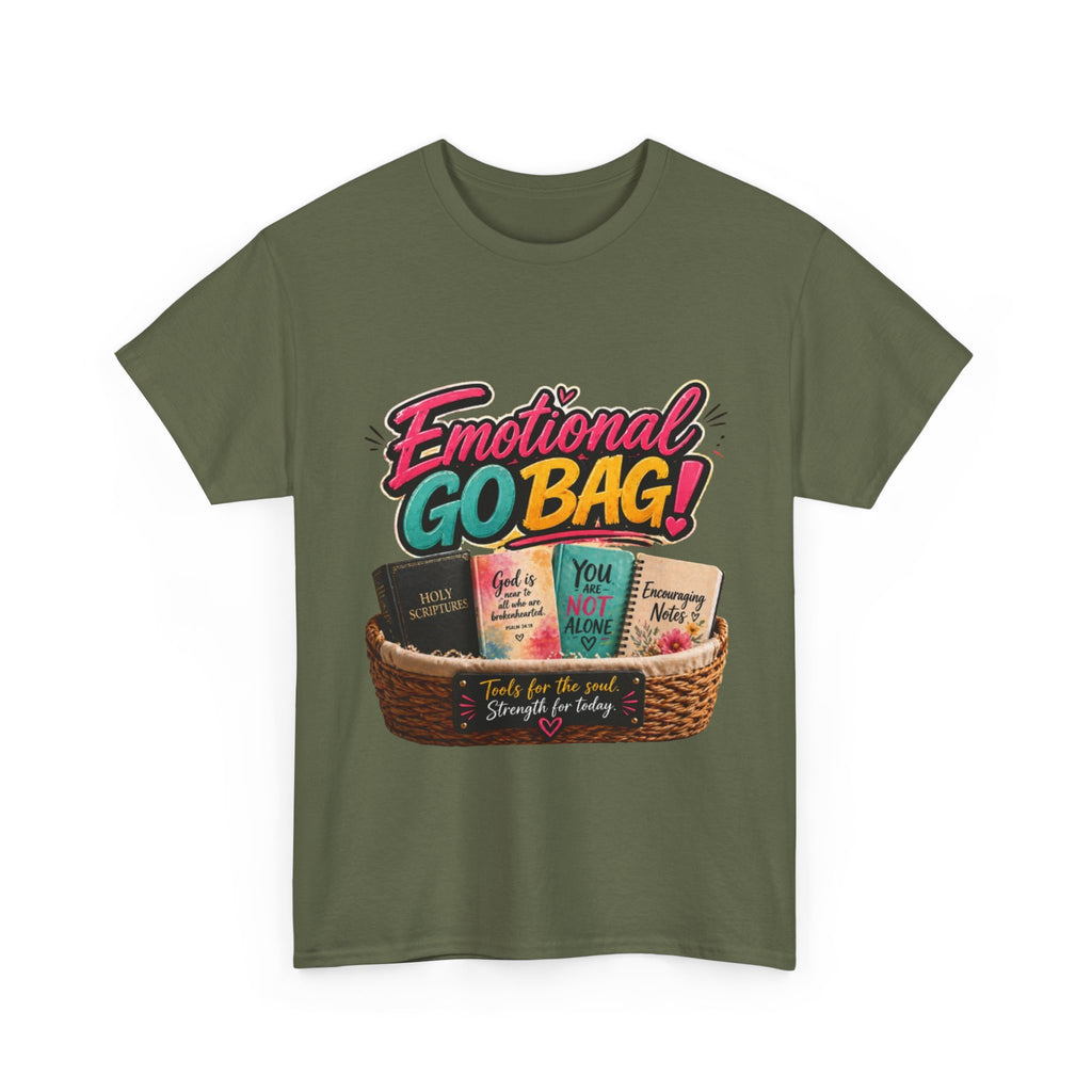 Emotional Go Bag T-Shirt — Comfort & Self-Care Gift Tee