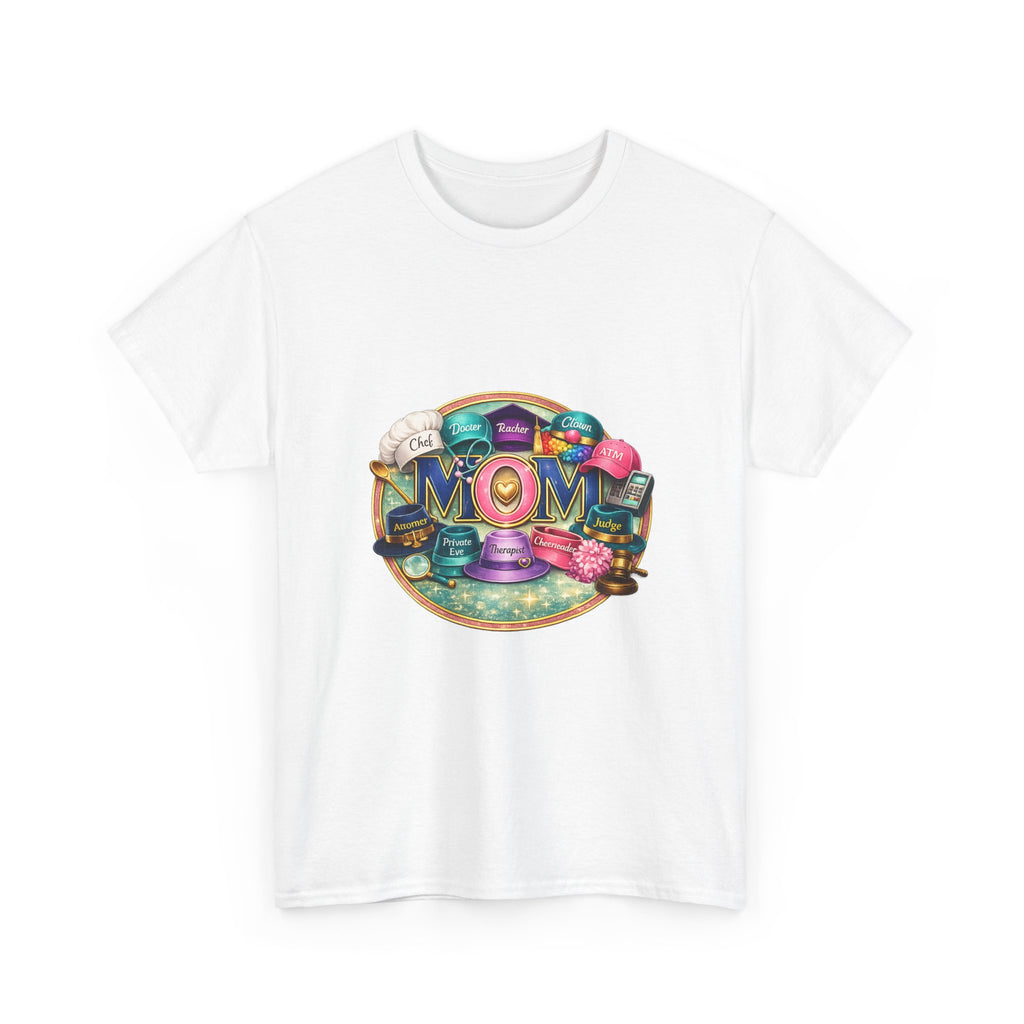 Mom Crafting Badge T-Shirt — Mother’s Day Sewing & DIY Mom Tee