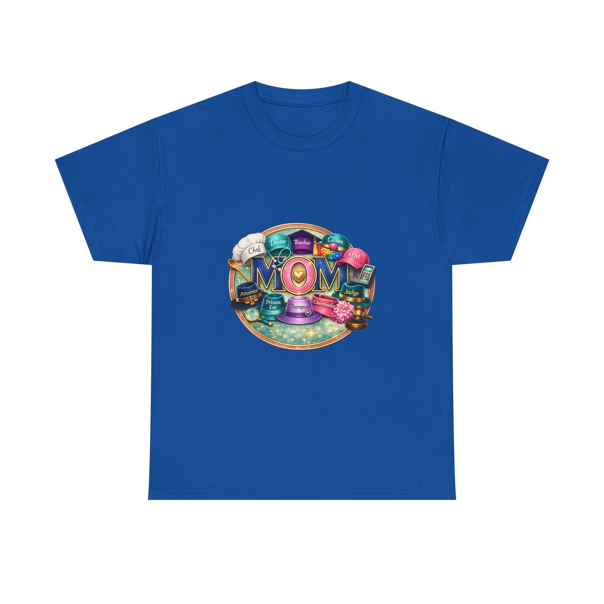 Mom Crafting Badge T-Shirt — Mother’s Day Sewing & DIY Mom Tee