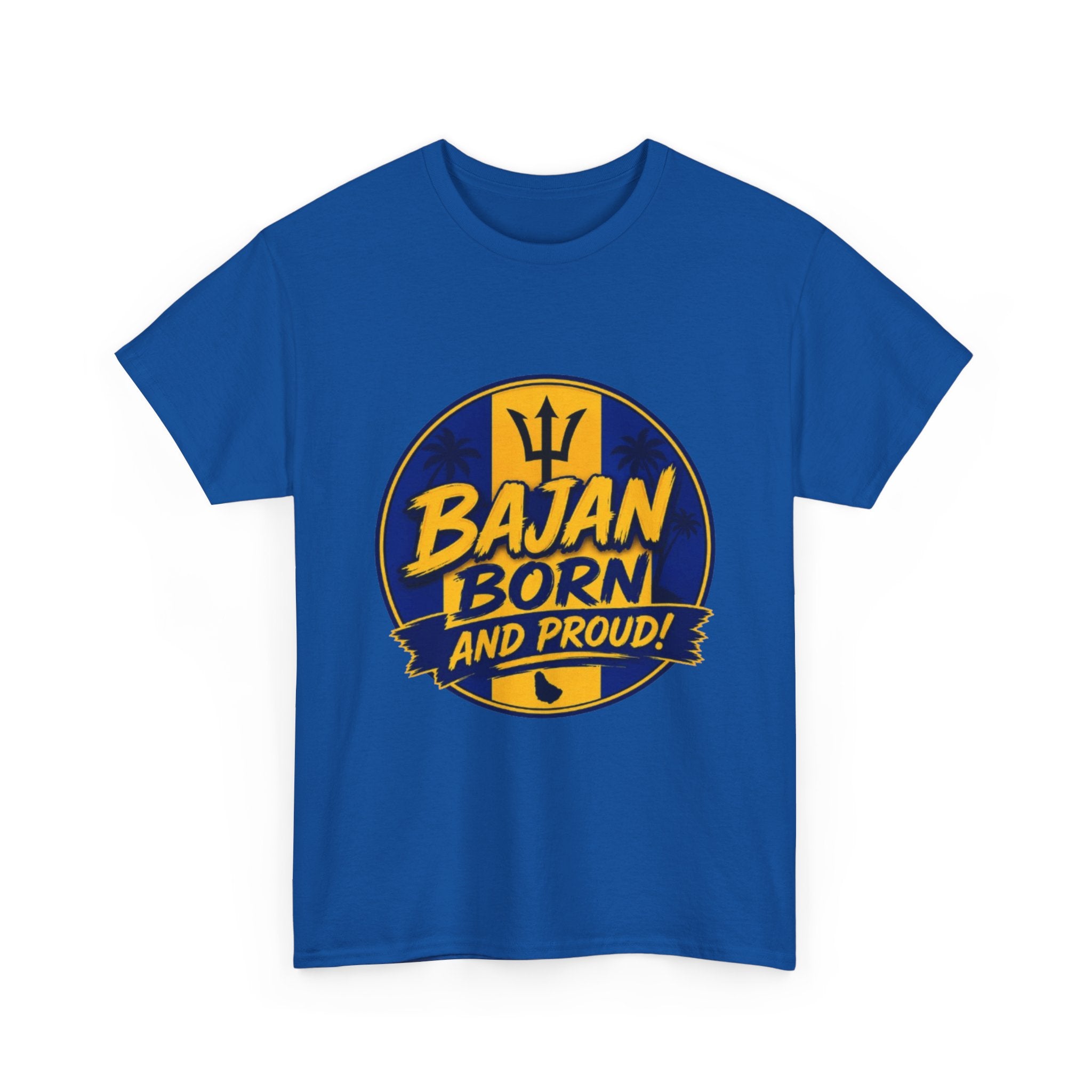 Bajan Born and Proud T-Shirt — Barbados Pride Tee