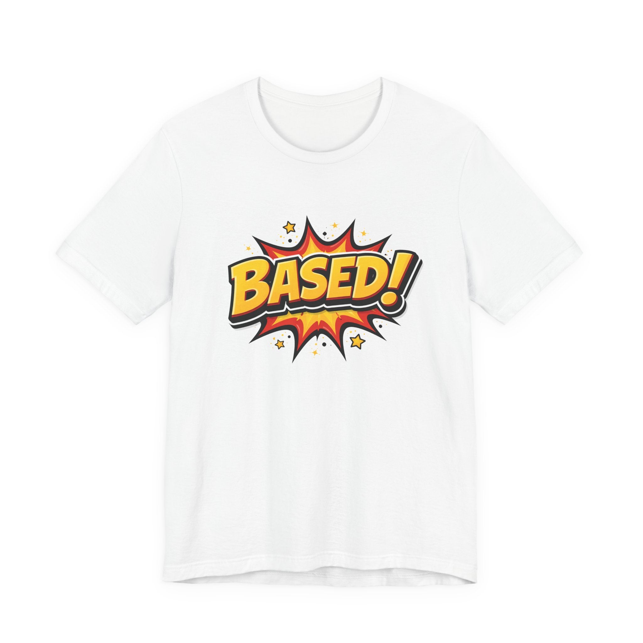 Based! Graphic Tee — Bold Comic Pop Art Shirt