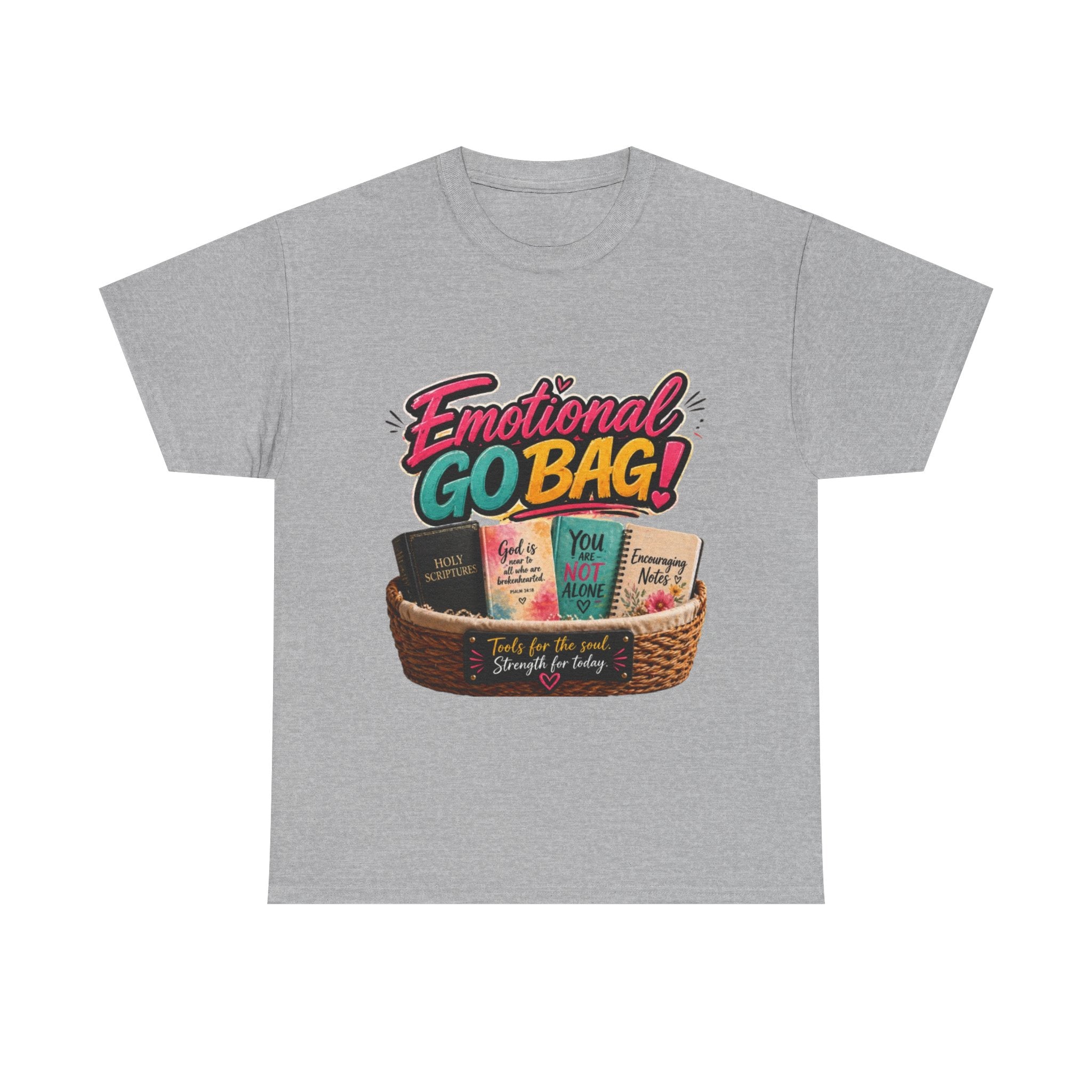 Emotional Go Bag T-Shirt — Comfort & Self-Care Gift Tee