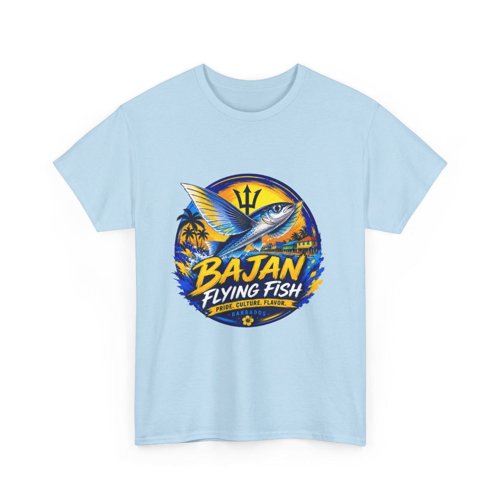 Bajan Flying Fish Tee — Caribbean Fishing Travel Shirt