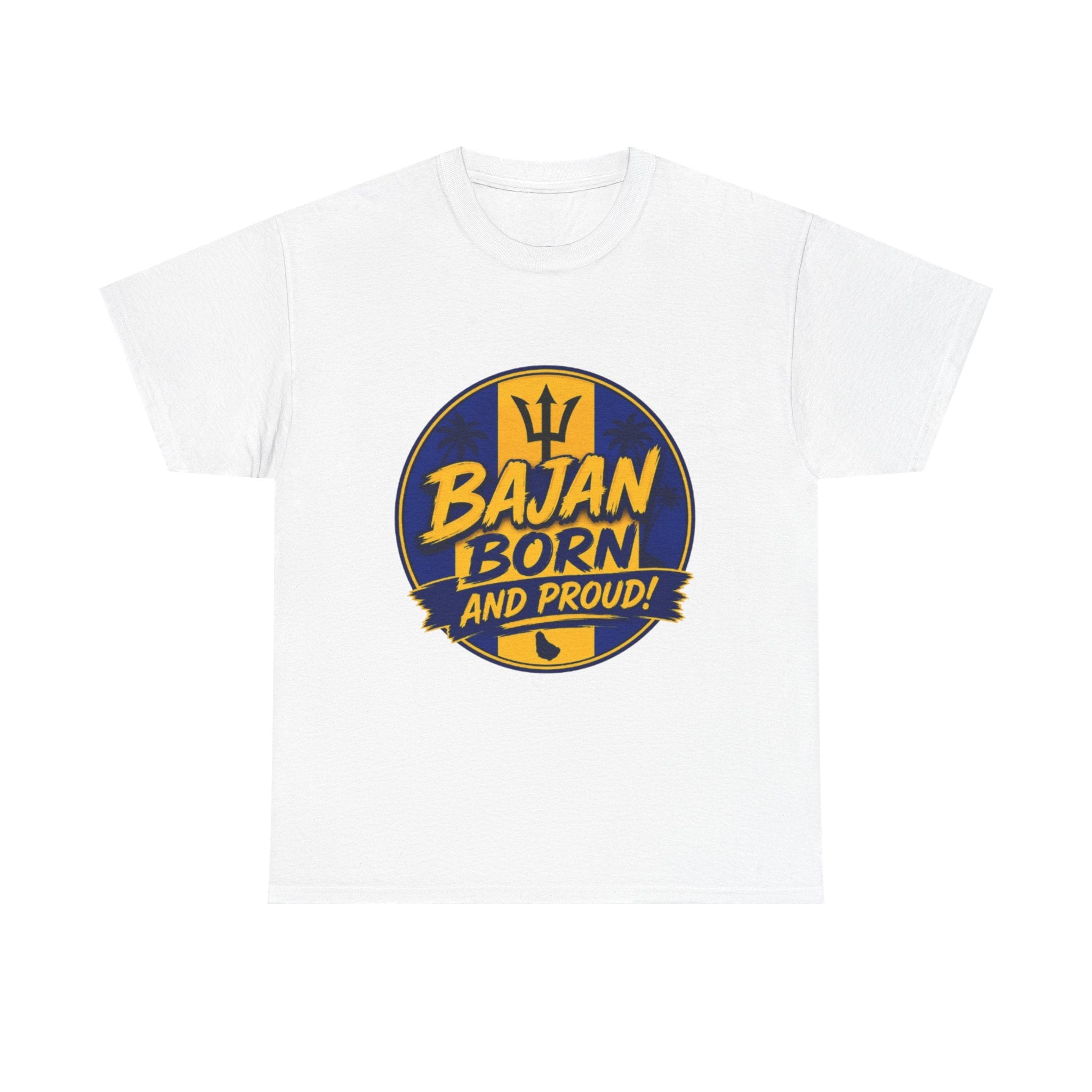 Bajan Born and Proud T-Shirt — Barbados Pride Tee