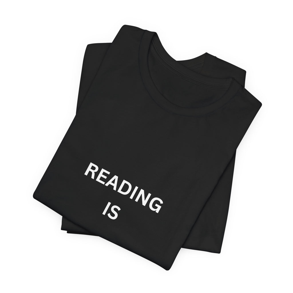 Reading Is Freedom T‑Shirt — Minimalist Literary Tee for Book Lovers
