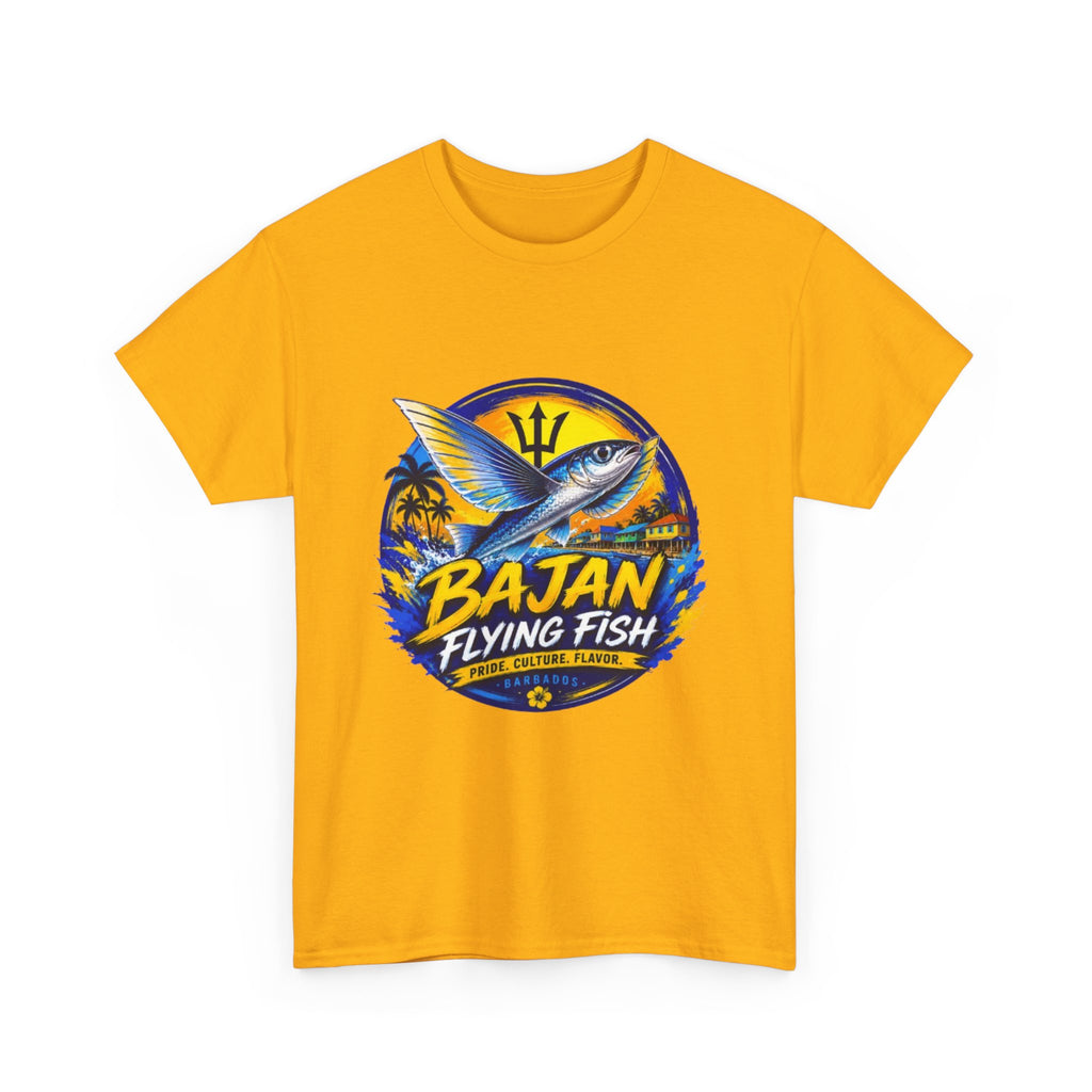 Bajan Flying Fish Tee — Caribbean Fishing Travel Shirt