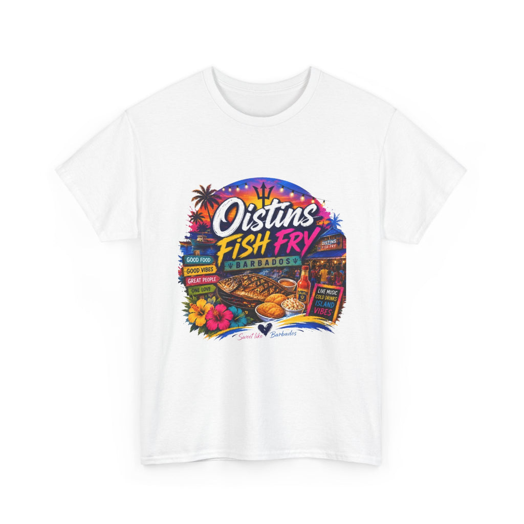 Oistins Fish Fry T-Shirt – Barbados Beach Festival Tee
