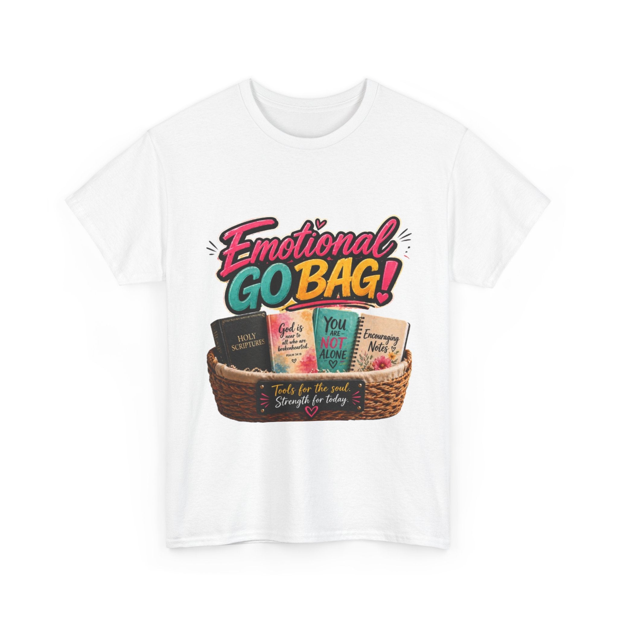Emotional Go Bag T-Shirt — Comfort & Self-Care Gift Tee