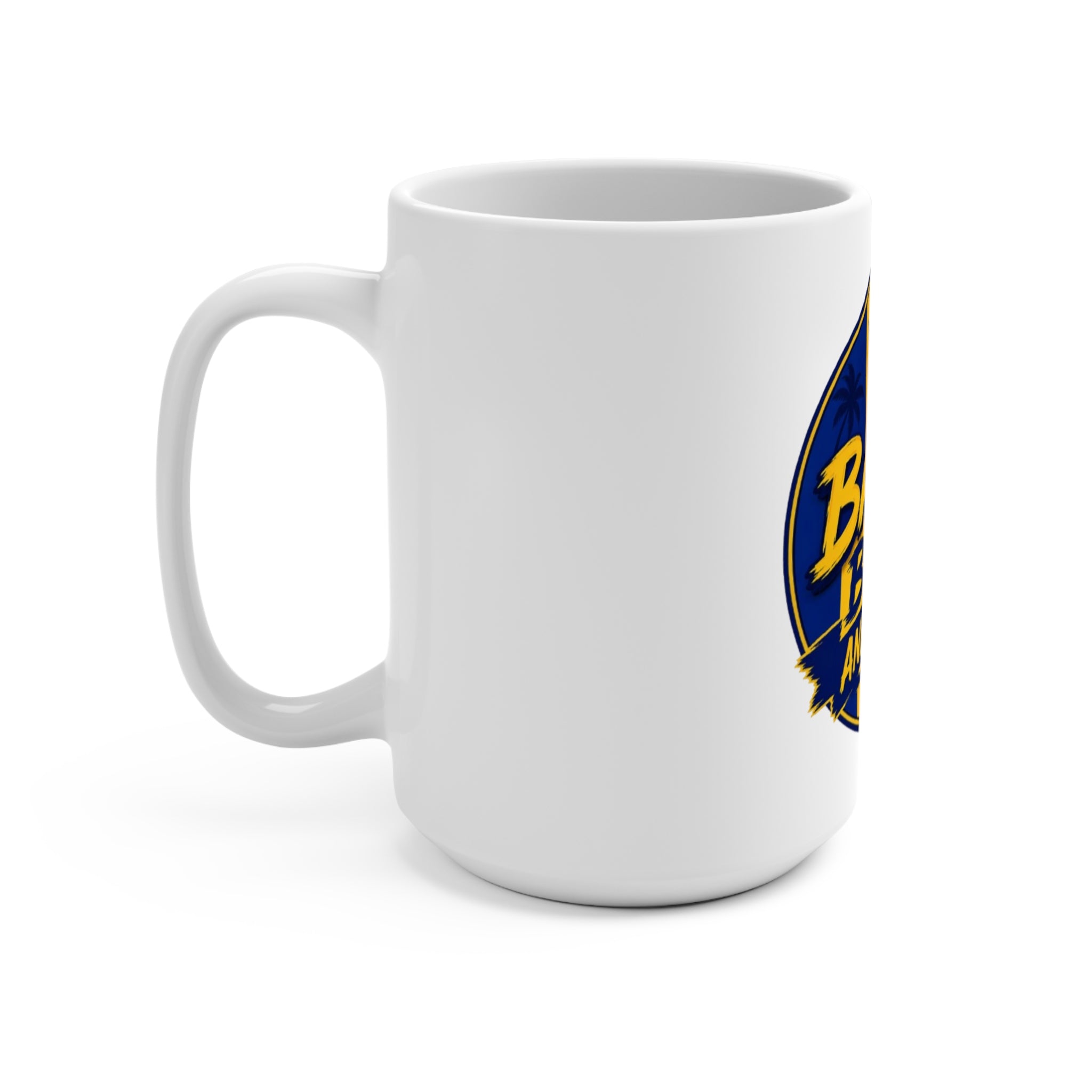 Bajan Born And Proud 15oz Ceramic Mug – Barbados Pride Coffee Cup