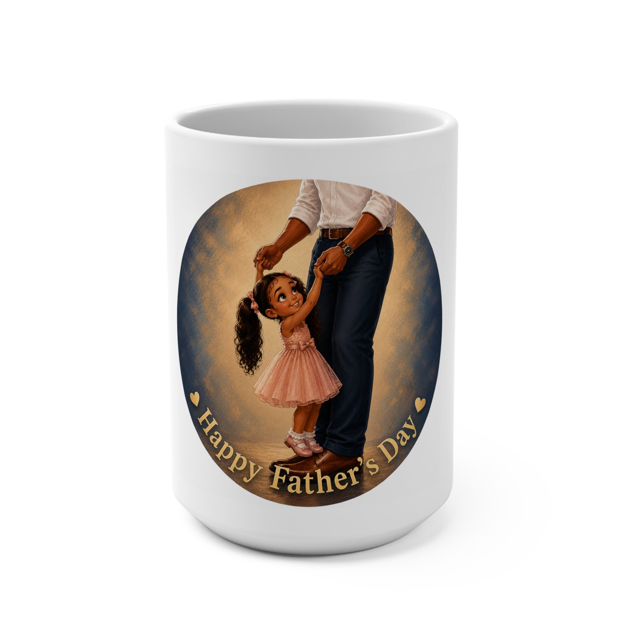 Father and Daughter Dance Mug | Happy Father's Day ceramic mug