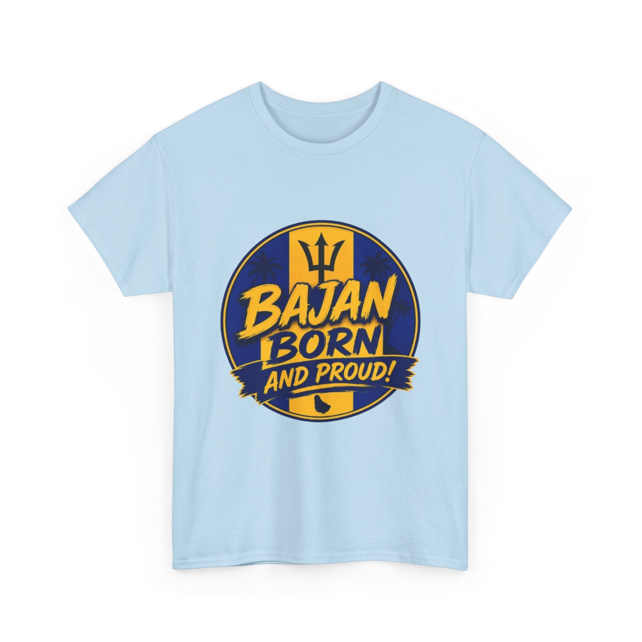 Bajan Born and Proud T-Shirt — Barbados Pride Tee