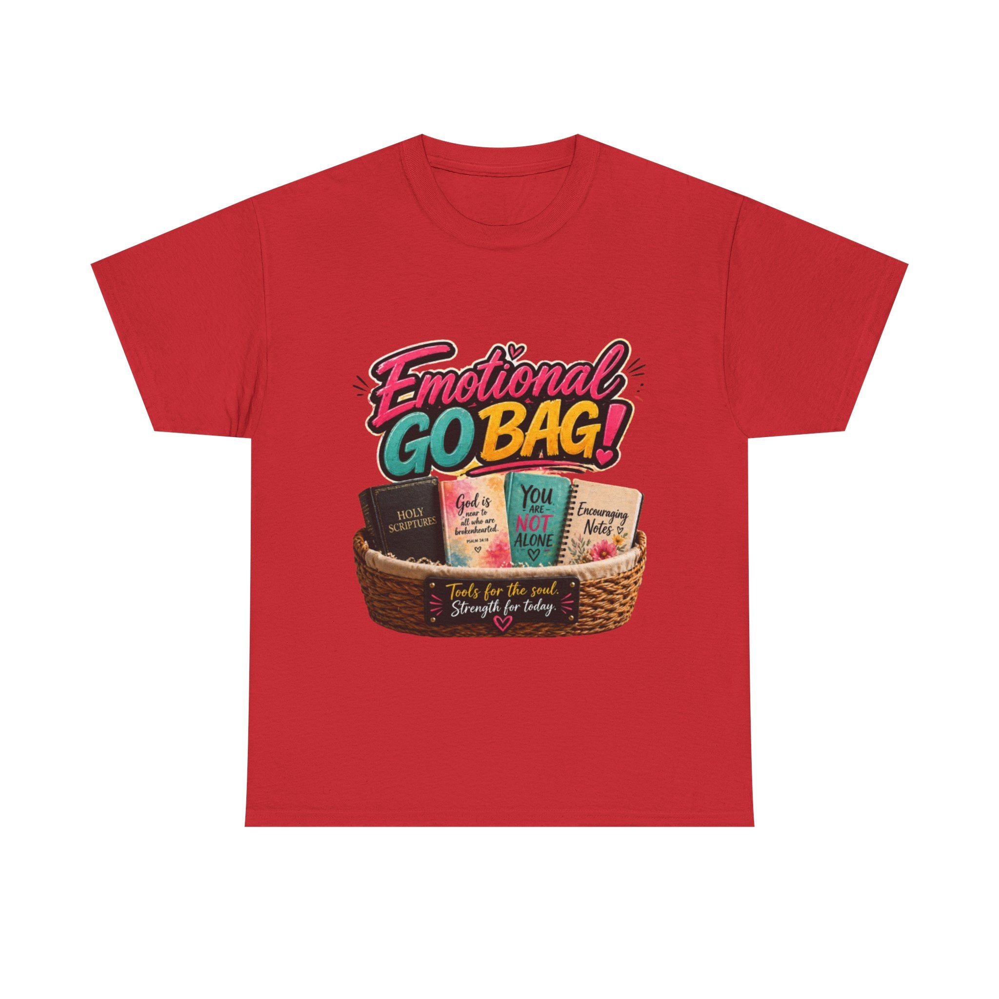 Emotional Go Bag T-Shirt — Comfort & Self-Care Gift Tee