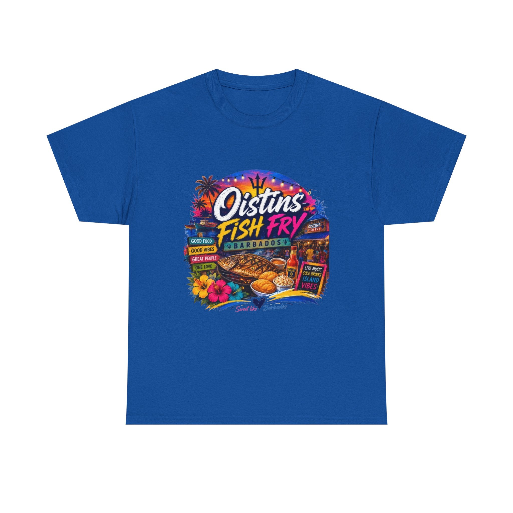 Oistins Fish Fry T-Shirt – Barbados Beach Festival Tee