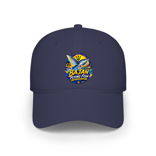 Bajan Flying Fish Baseball Cap — Caribbean Fishing Logo Hat
