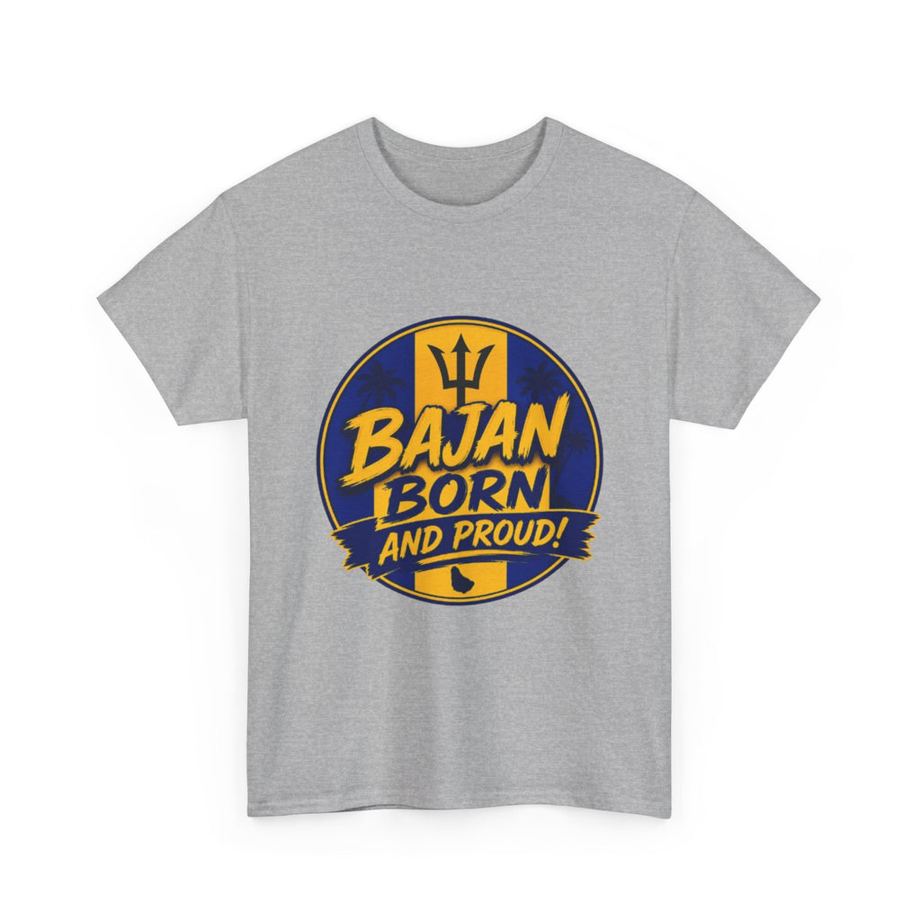 Bajan Born and Proud T-Shirt — Barbados Pride Tee