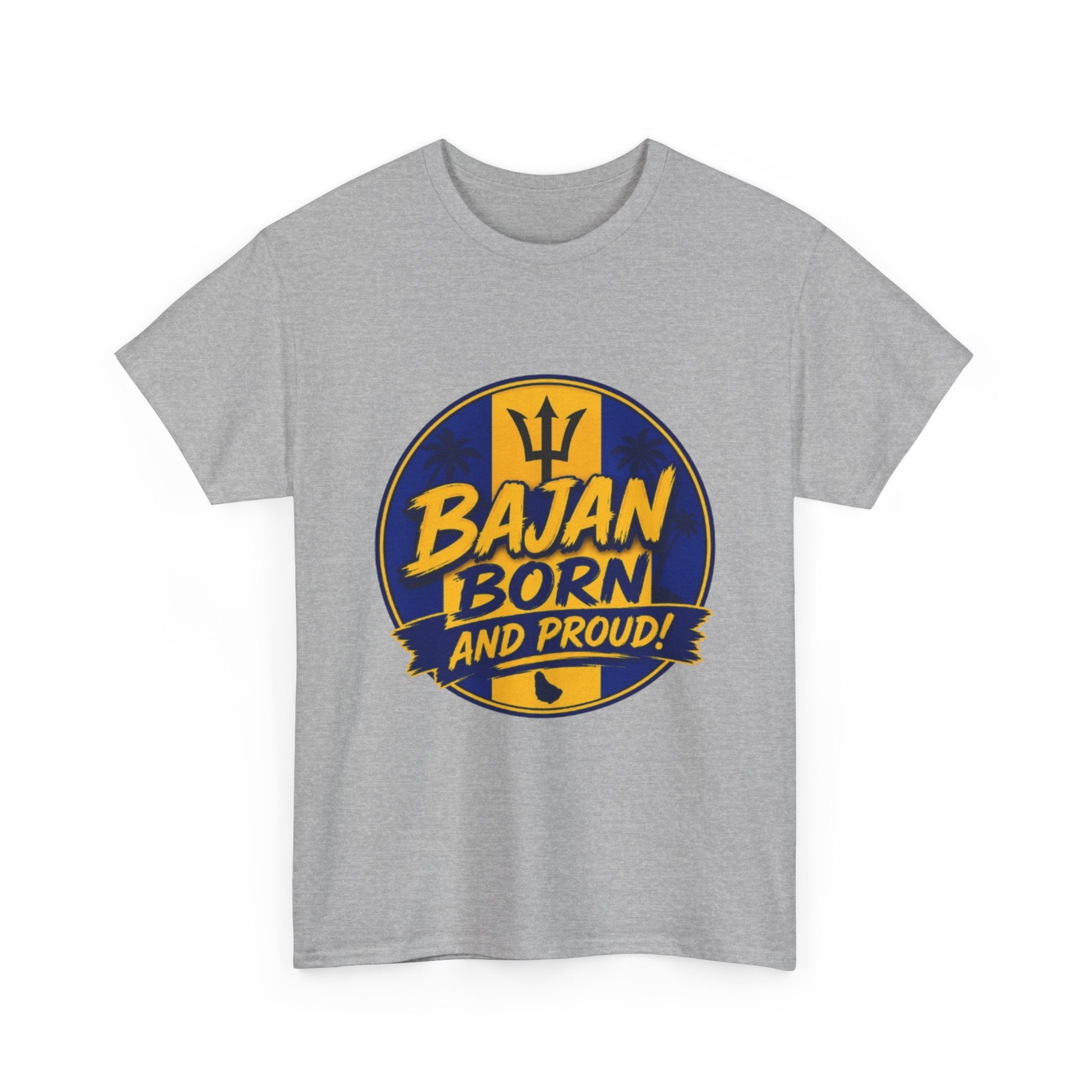 Bajan Born and Proud T-Shirt — Barbados Pride Tee