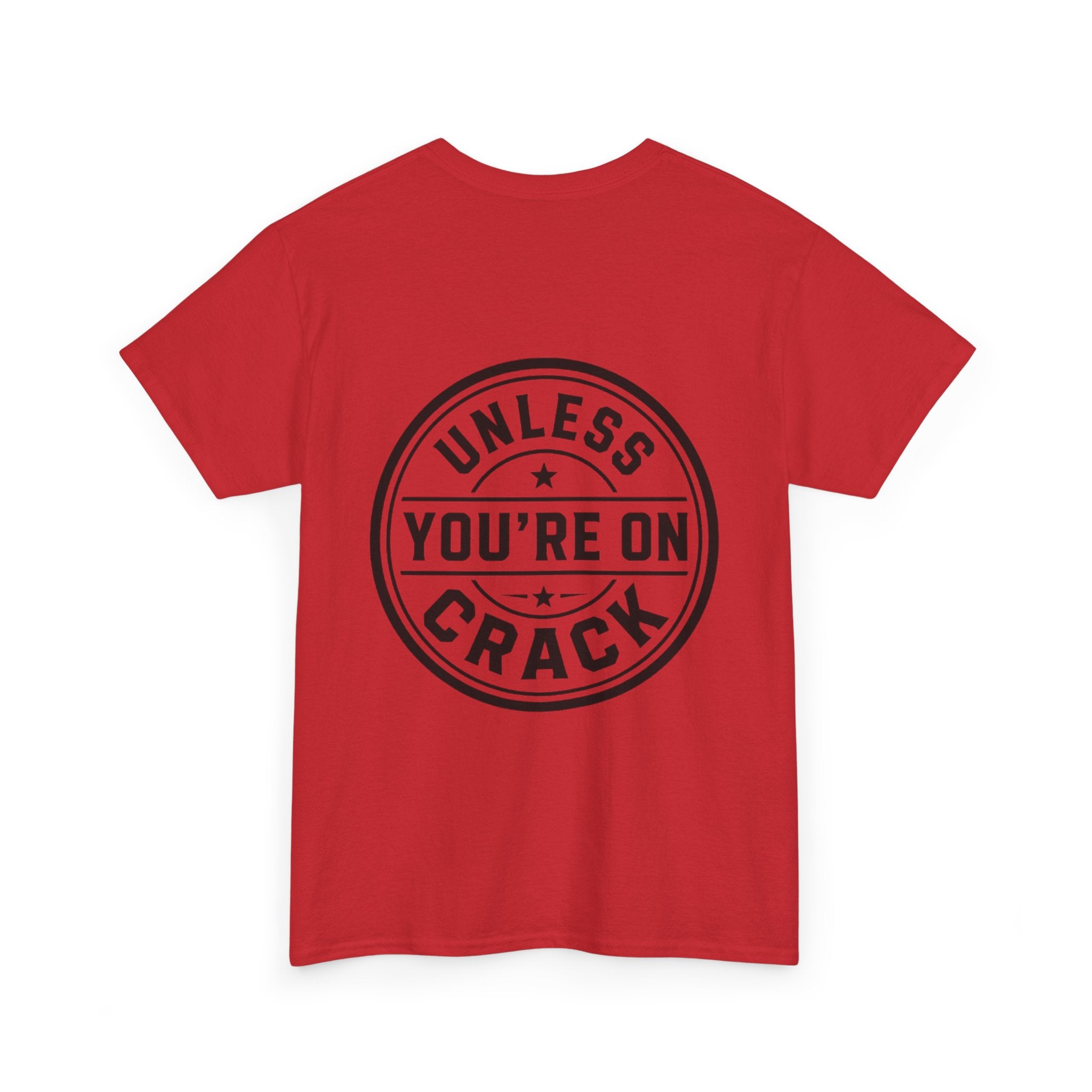 T-Shirt — "Black Doesn't Crack" Graphic Tee (Front & Back Badge Design)