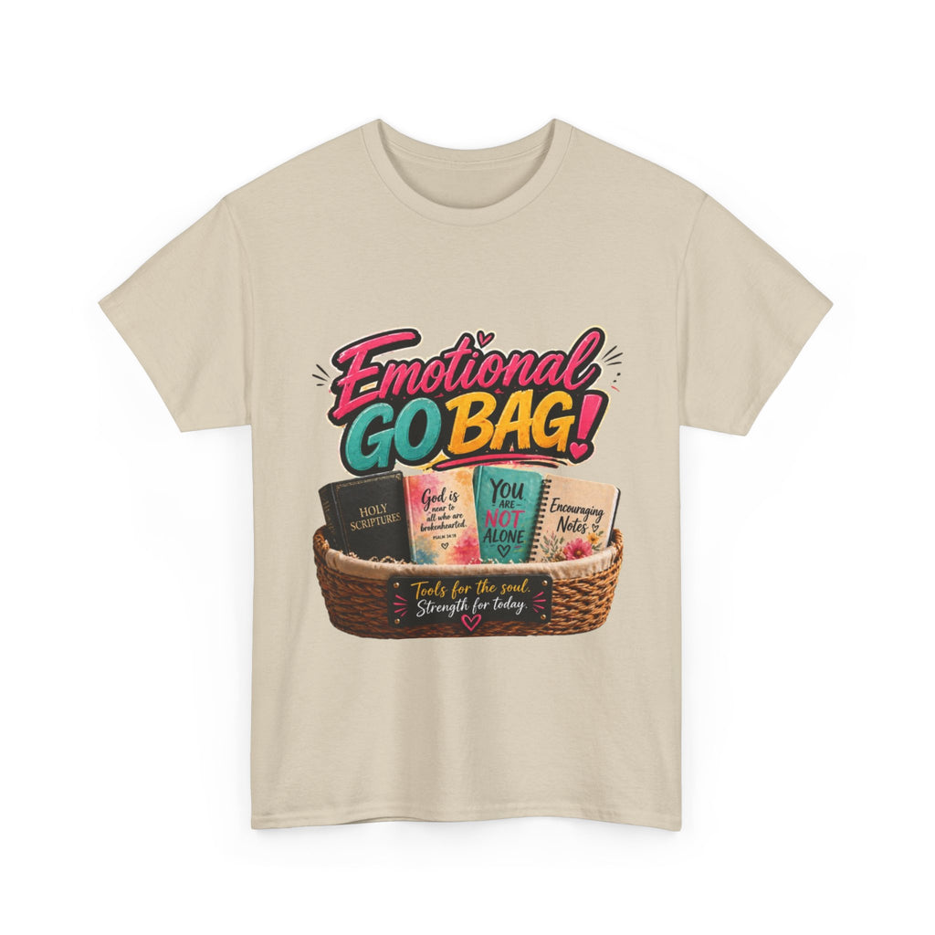 Emotional Go Bag T-Shirt — Comfort & Self-Care Gift Tee