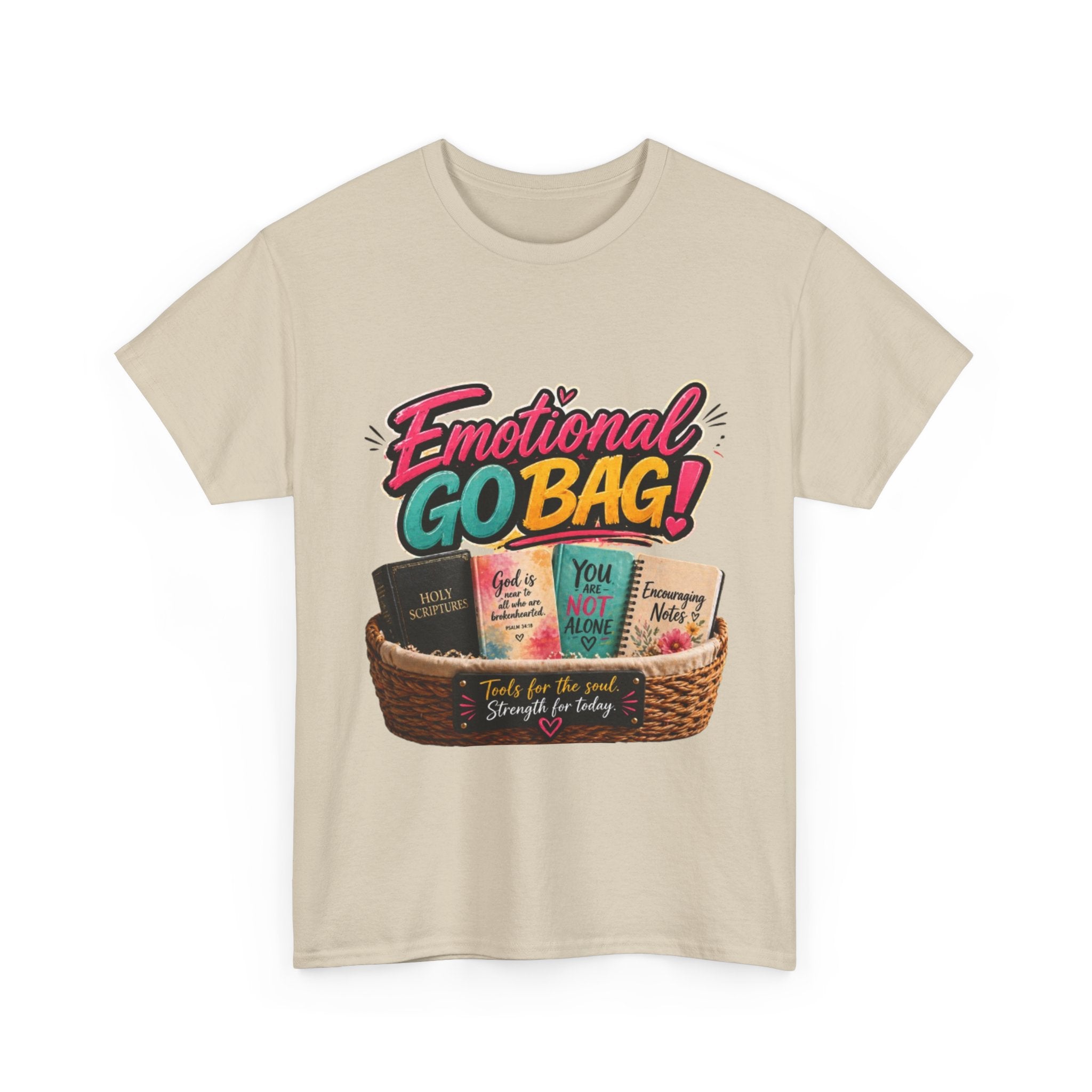 Emotional Go Bag T-Shirt — Comfort & Self-Care Gift Tee