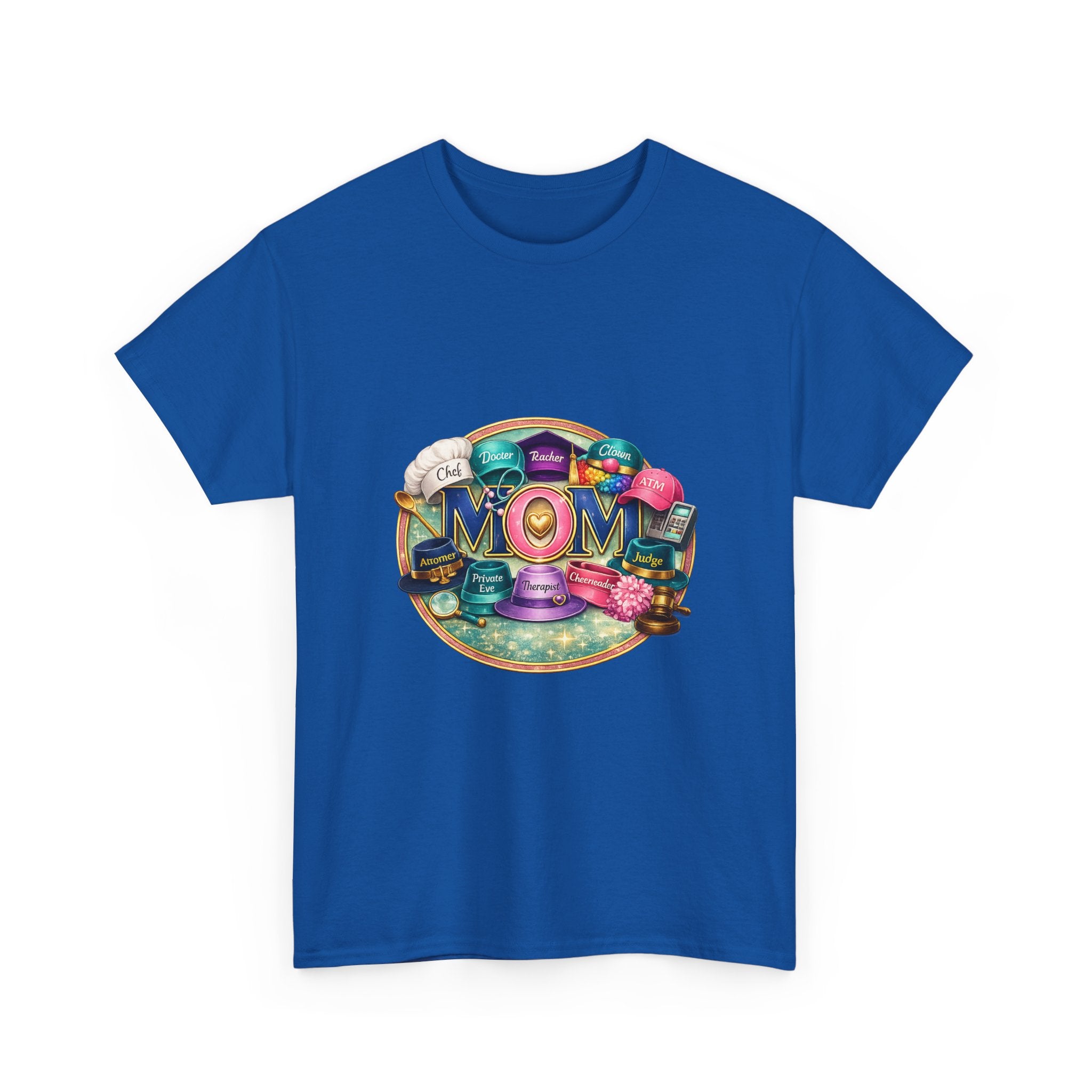 Mom Crafting Badge T-Shirt — Mother’s Day Sewing & DIY Mom Tee