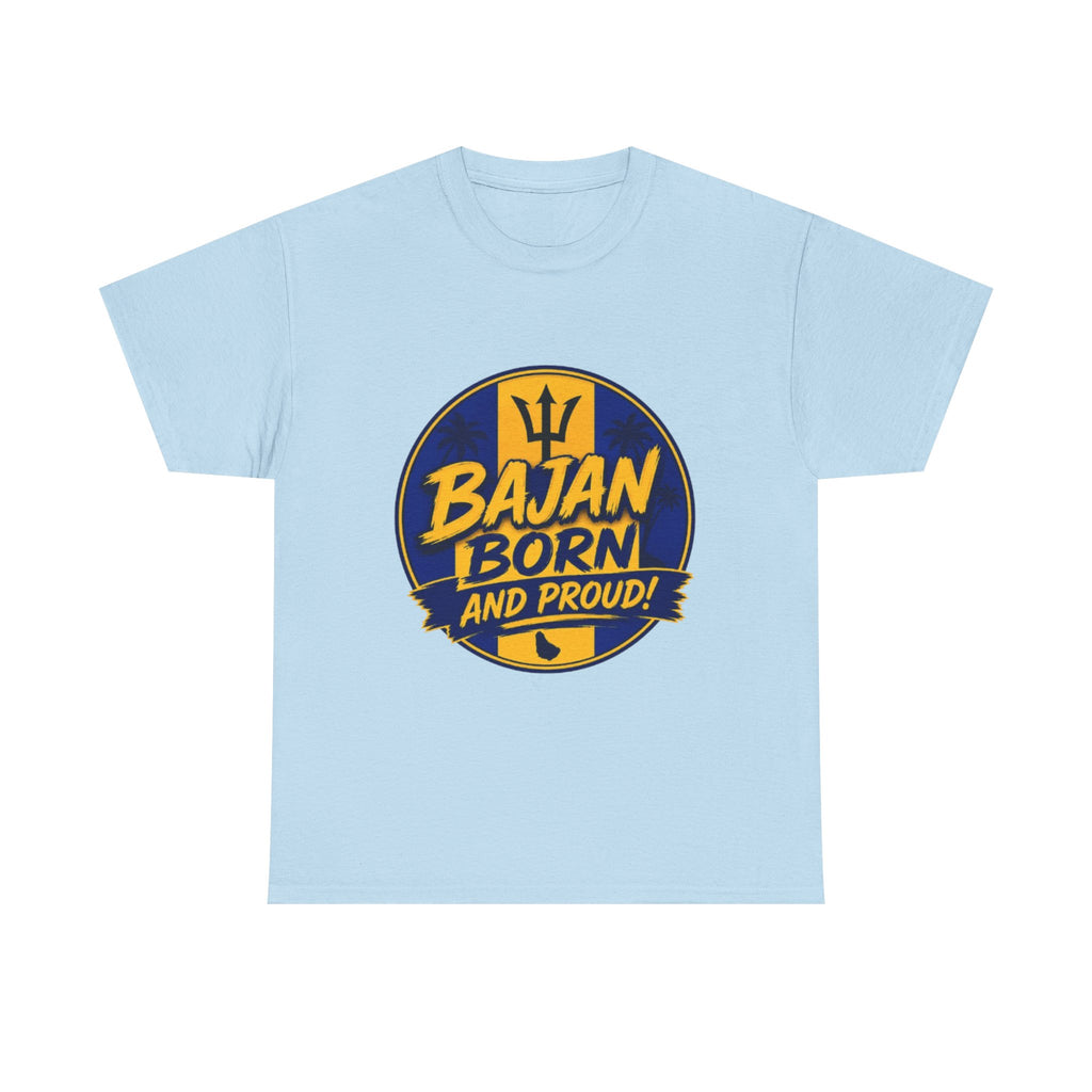 Bajan Born and Proud T-Shirt — Barbados Pride Tee
