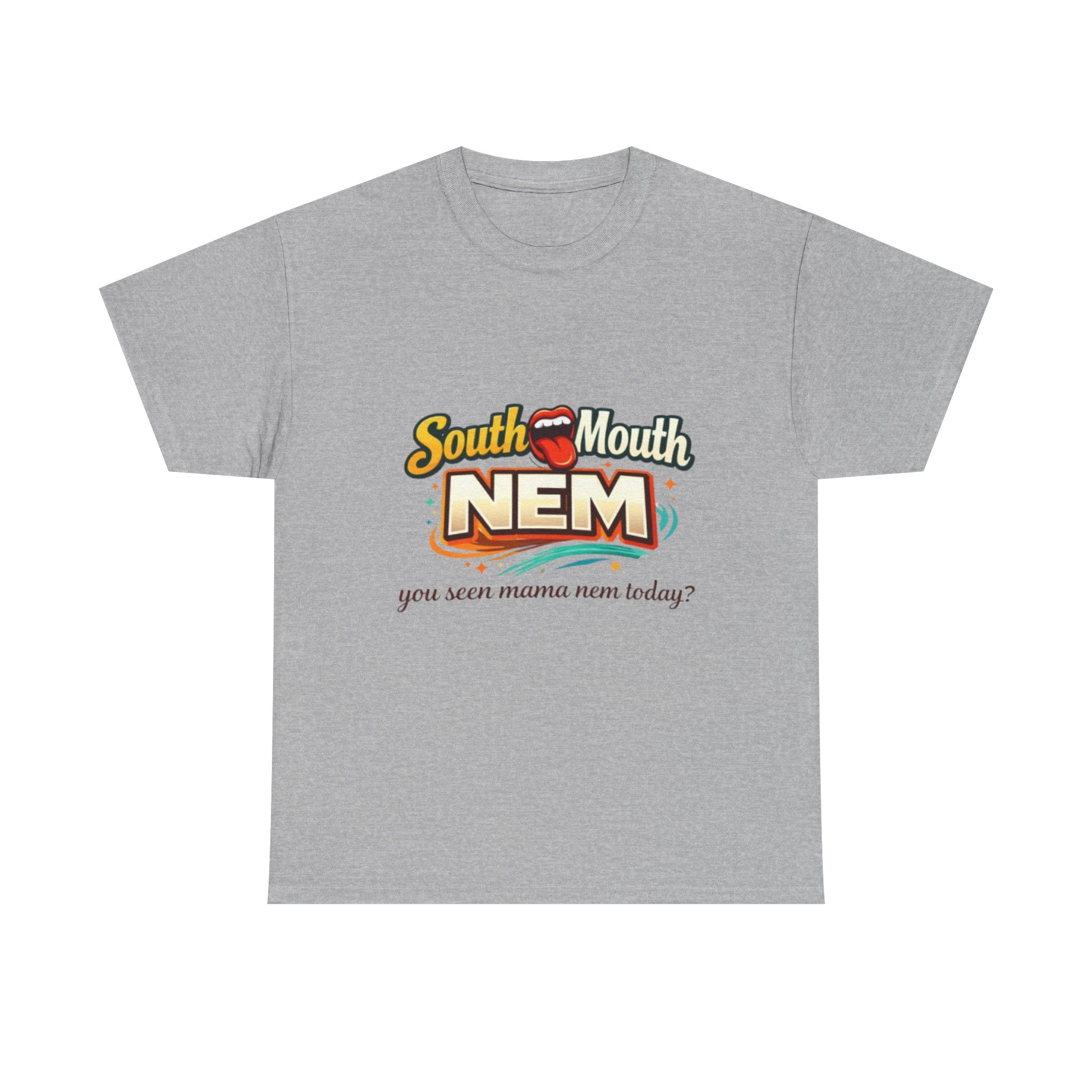T-Shirt — South Mouth NEM "you seen mama nem today?" Retro Logo Tee