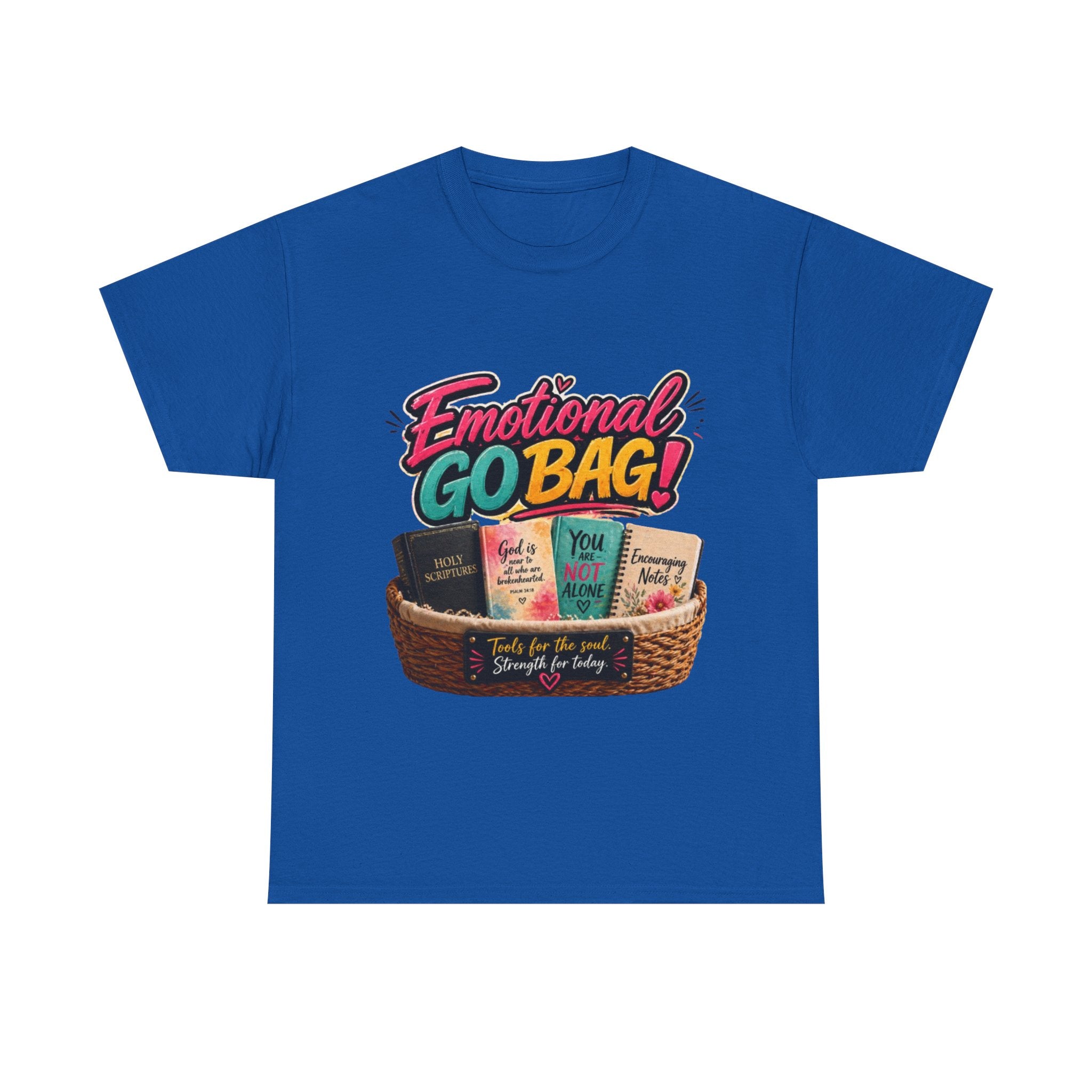Emotional Go Bag T-Shirt — Comfort & Self-Care Gift Tee