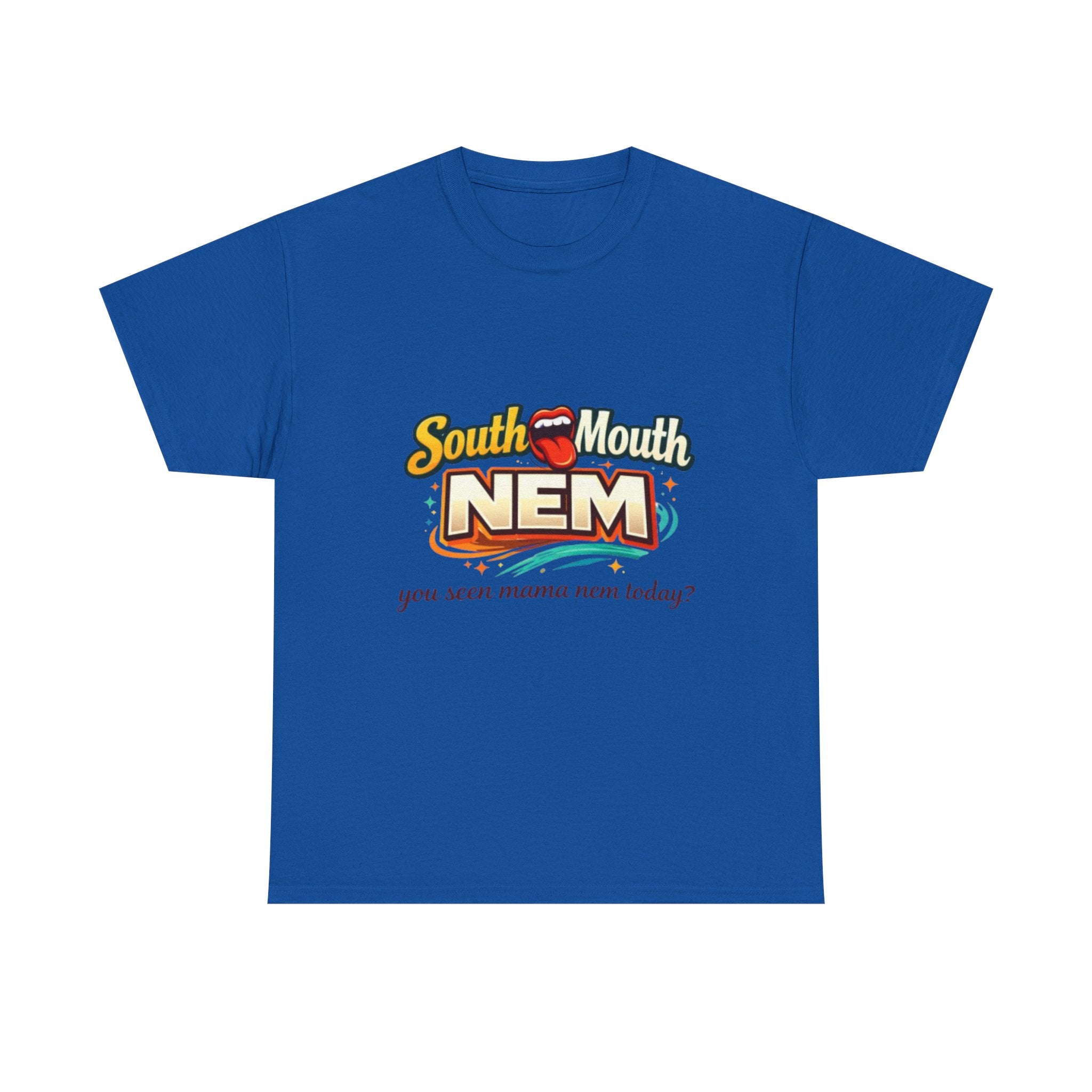 T-Shirt — South Mouth NEM "you seen mama nem today?" Retro Logo Tee