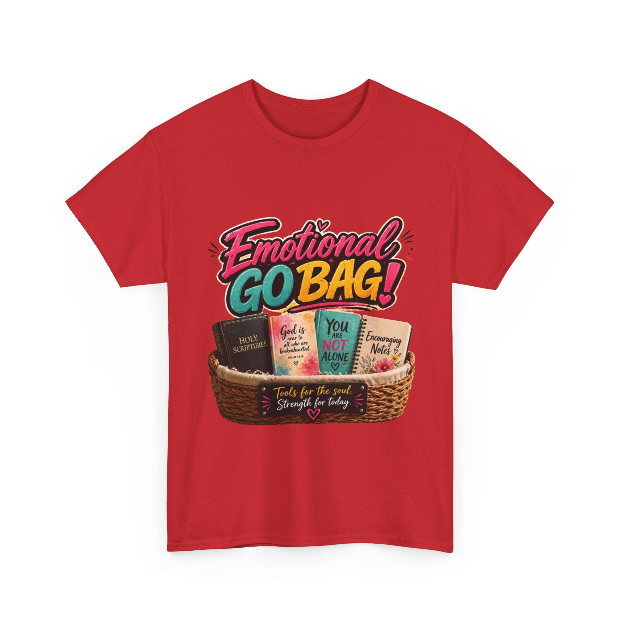 Emotional Go Bag T-Shirt — Comfort & Self-Care Gift Tee