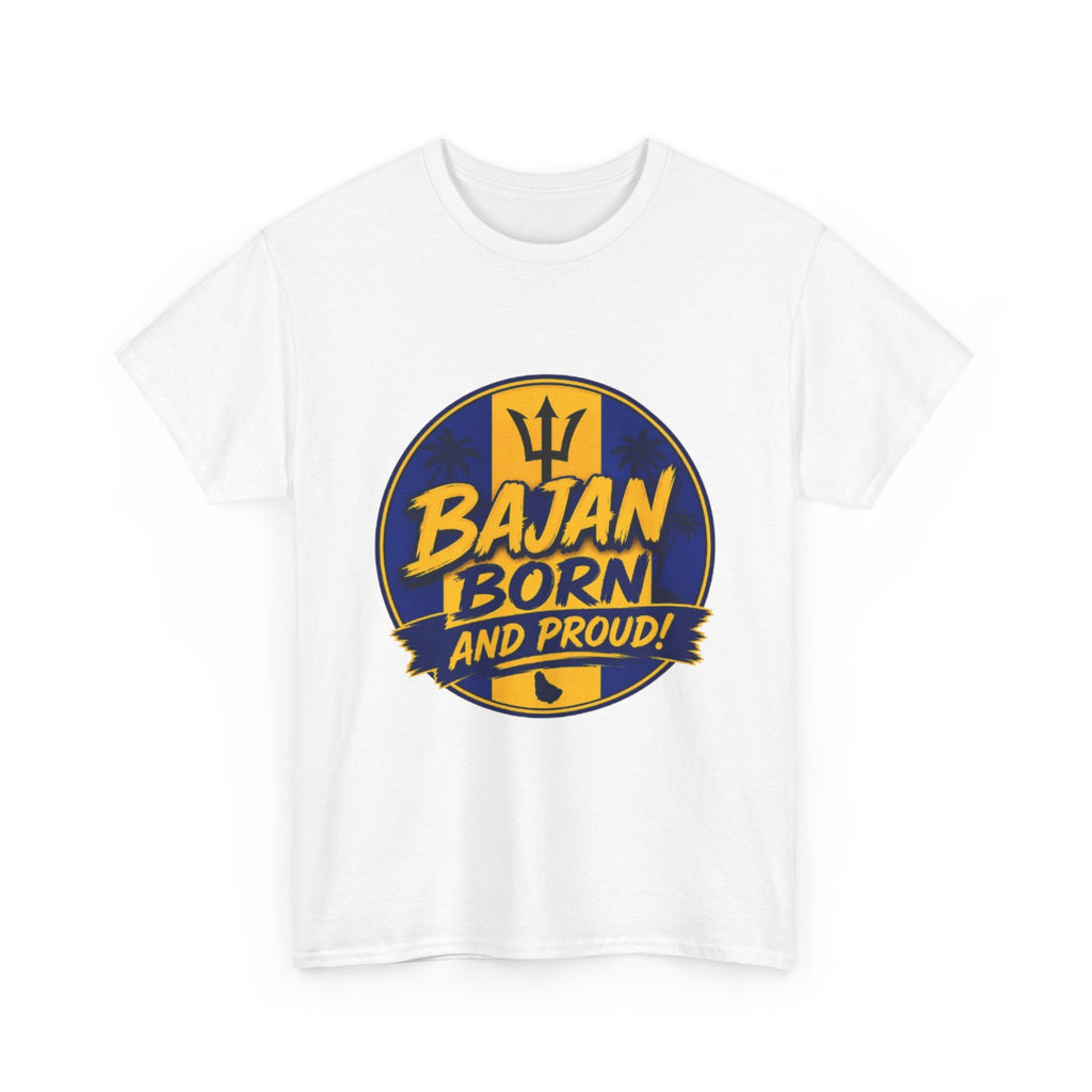 Bajan Born and Proud T-Shirt — Barbados Pride Tee