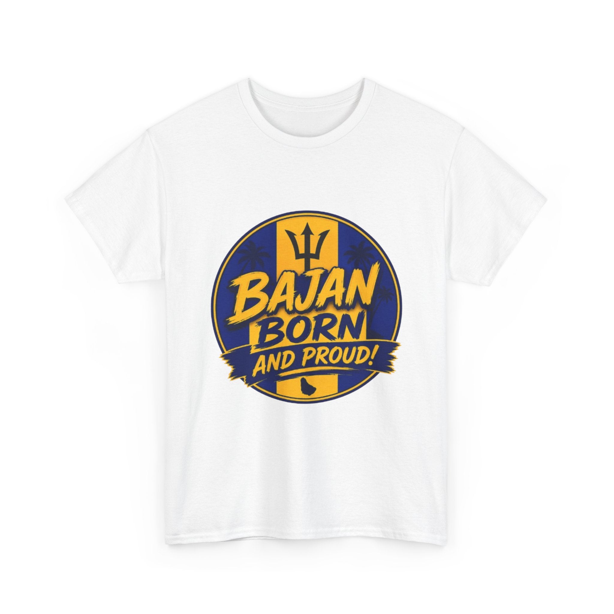 Bajan Born and Proud T-Shirt — Barbados Pride Tee
