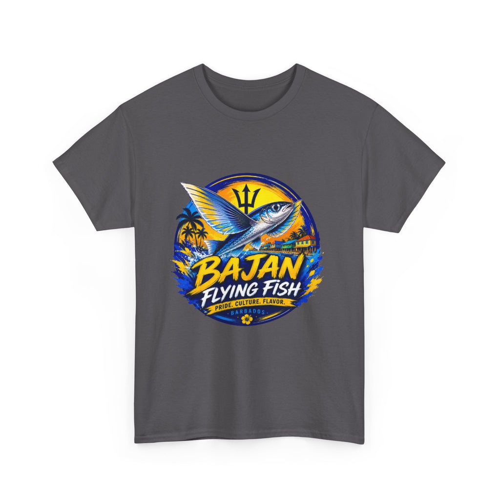 Bajan Flying Fish Tee — Caribbean Fishing Travel Shirt