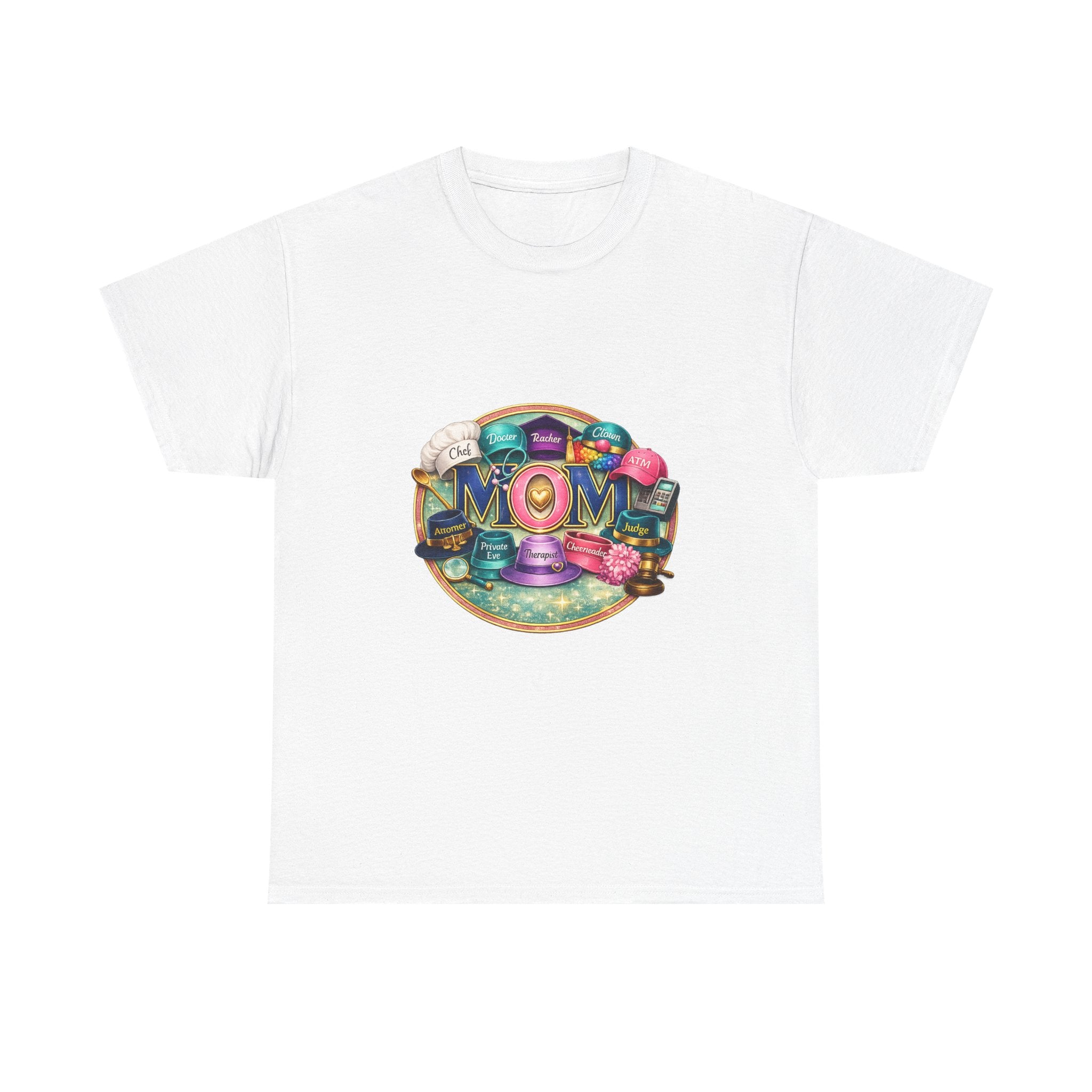 Mom Crafting Badge T-Shirt — Mother’s Day Sewing & DIY Mom Tee