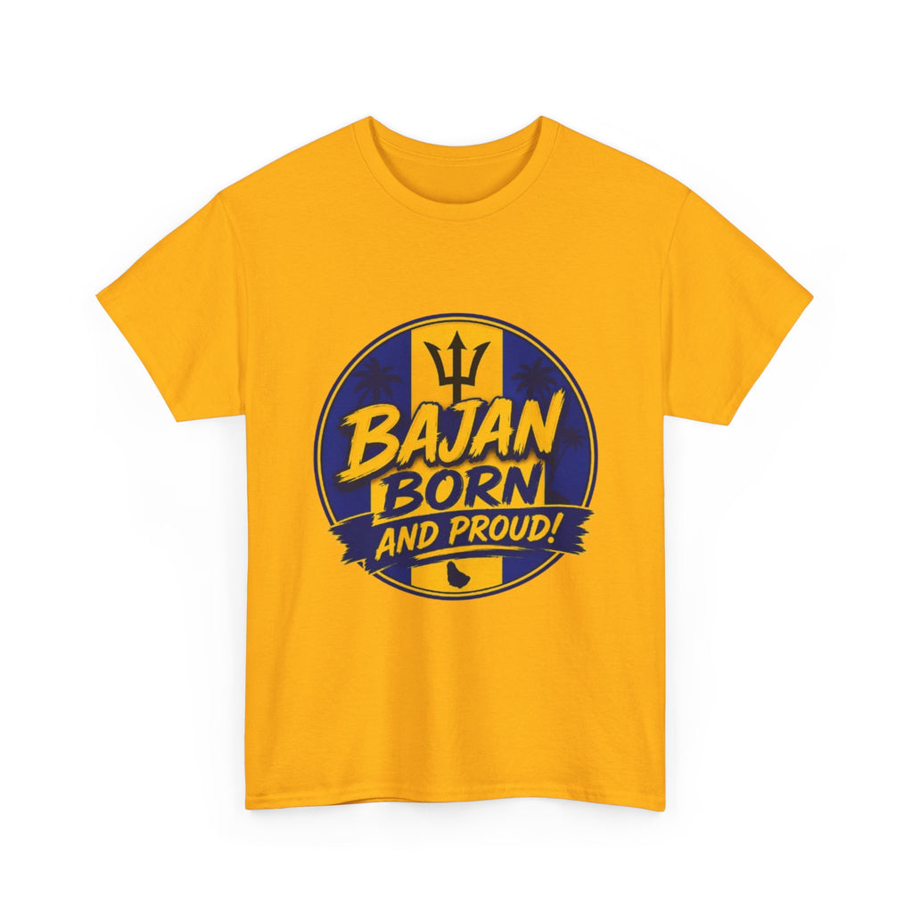 Bajan Born and Proud T-Shirt — Barbados Pride Tee