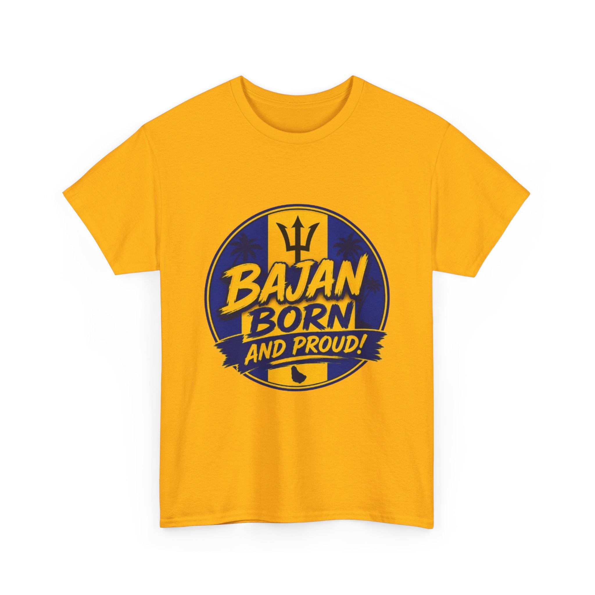 Bajan Born and Proud T-Shirt — Barbados Pride Tee
