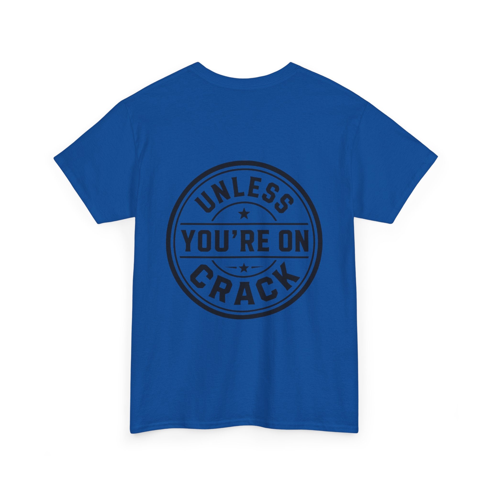 T-Shirt — "Black Doesn't Crack" Graphic Tee (Front & Back Badge Design)
