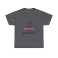 Motivational T-Shirt — "Plan. Execute. and Dominate." Crown Graphic Tee